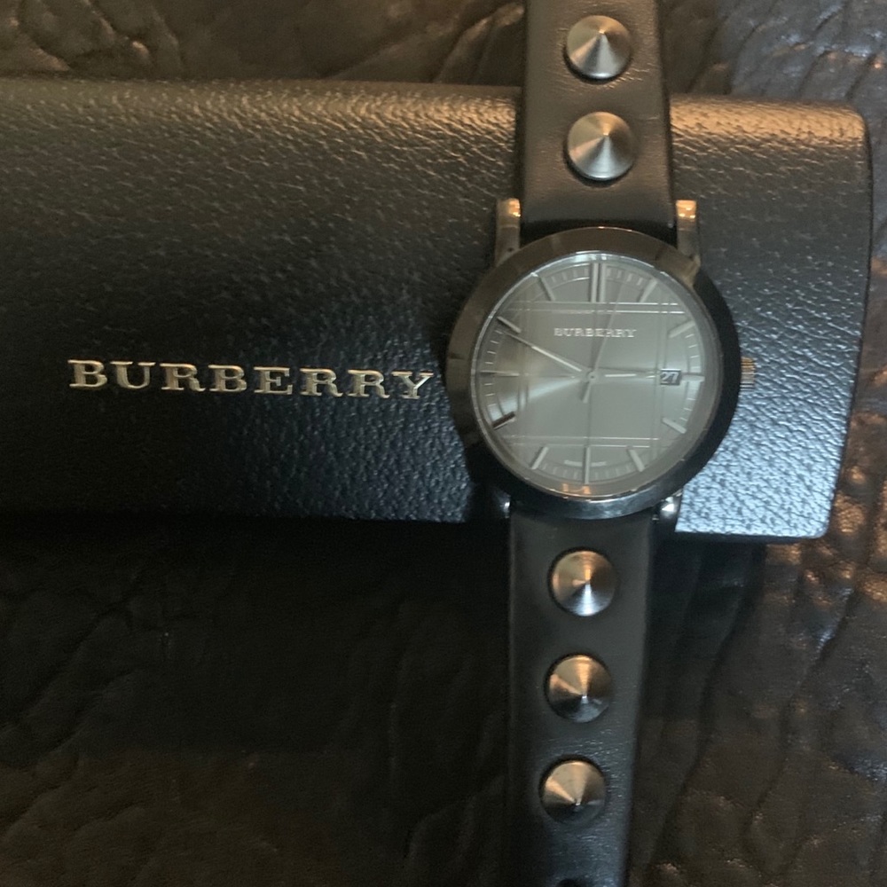 Burberry Black and Silver Women's Watch